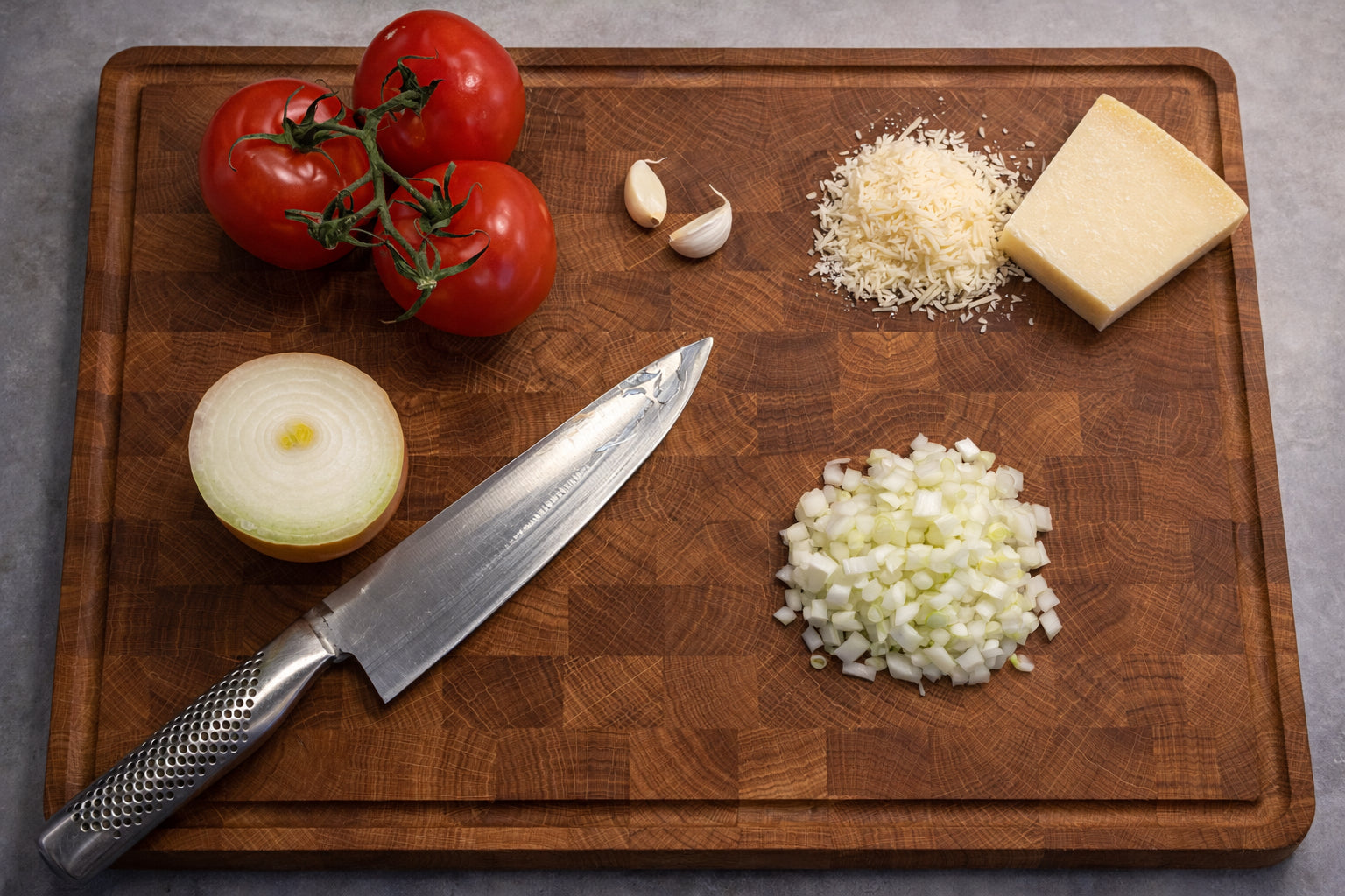 Skärbräda - Ek Ändträ